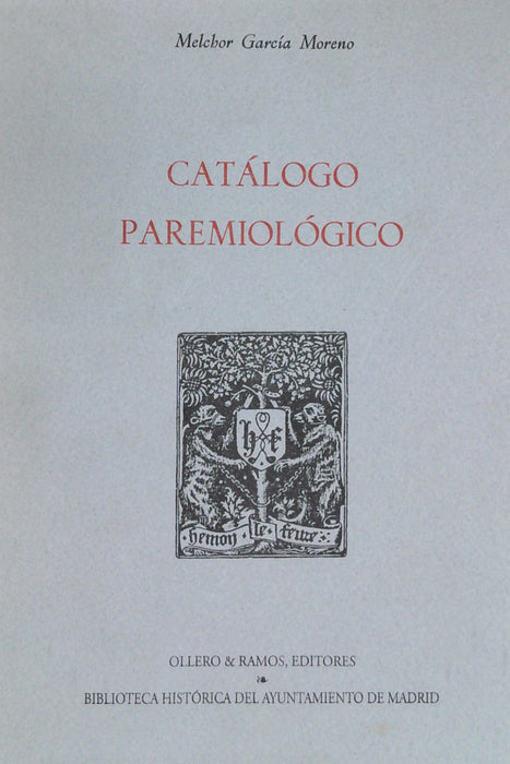 CATÁLOGO PAREMIOLÓGICO