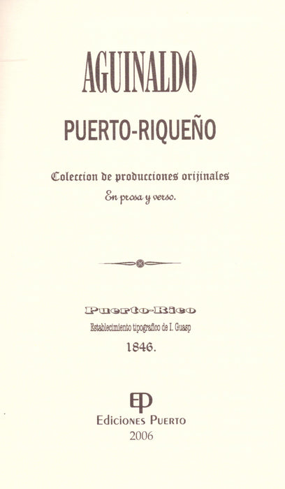 Aguinaldo puerto-riqueño (1846)